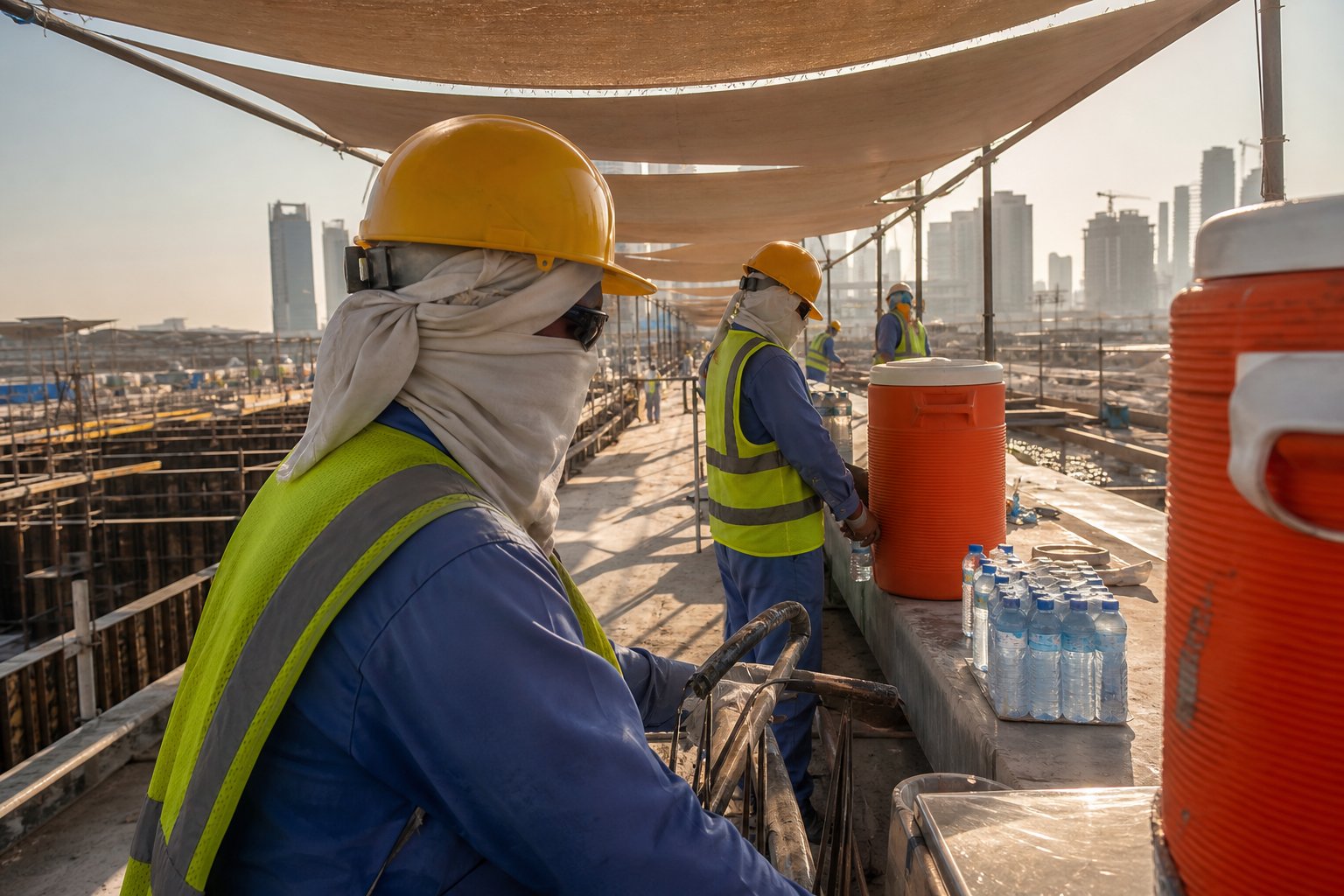 Building Through a UAE Summer: How We Schedule Works
