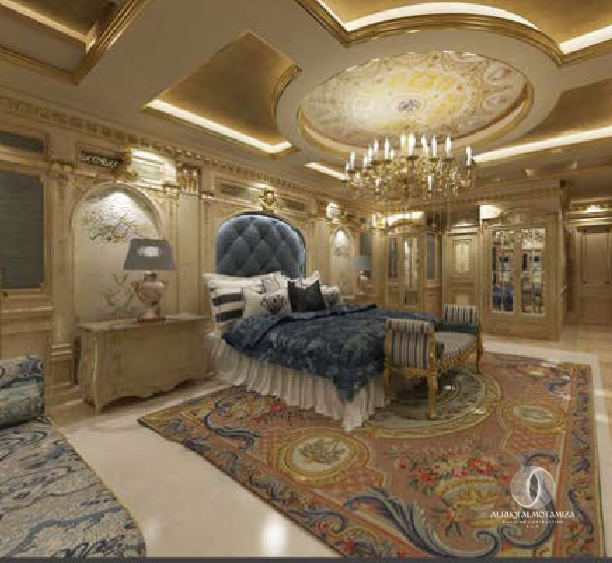 Marble courtyard residence in Al Barsha